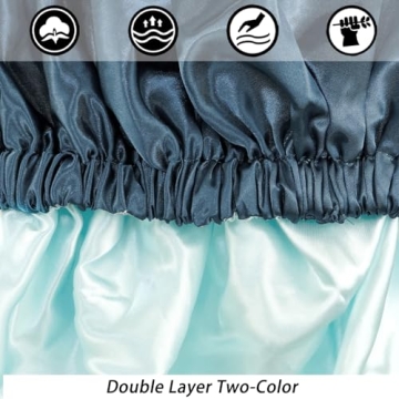 Satin Bonnet for Curly Hair - Silk Sleep Cap for Women