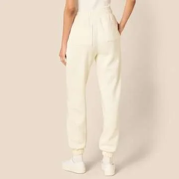 Stylish Sofia Grainge High-Rise Jogger for Women in Ivory