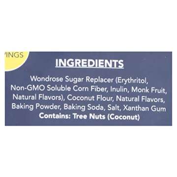 Vanilla Keto Cake Mix by Keto and Co | Just 1.8g Net Carbs Per Serving | Gluten Free, Low Carb, No Added Sugar, Naturally Sweetened | (Vanilla Cake)