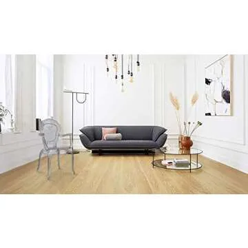 2xhome - Belle Style Ghost Chair Ghost Armchair Dining Room Chair - Smoke Armchair Lounge Chair Seat Higher Fine Modern Designer Artistic Classic Mold