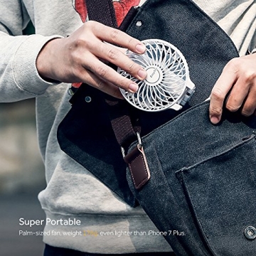 EasyAcc Portable Handheld Mini Fan for Travel and Office
