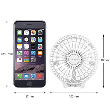 EasyAcc Portable Handheld Mini Fan for Travel and Office