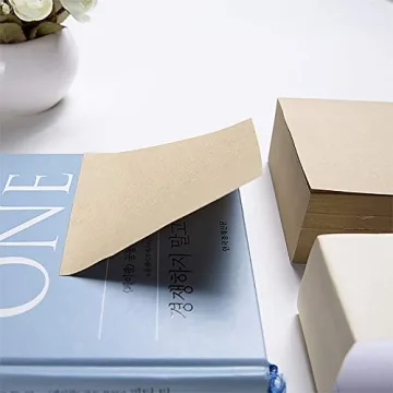 VANRA 4 x 4-Inch Sticky Notes Self-Stick Memo Pads with Strong Adhesive
