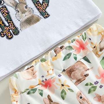 Adorable Fernvia Toddler Baby Girl Easter Outfit 6M-4T