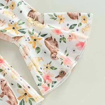 Adorable Fernvia Toddler Baby Girl Easter Outfit 6M-4T