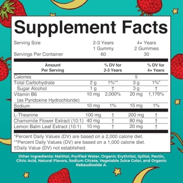 Natural Kids Nighttime Gummies for Relaxation Support