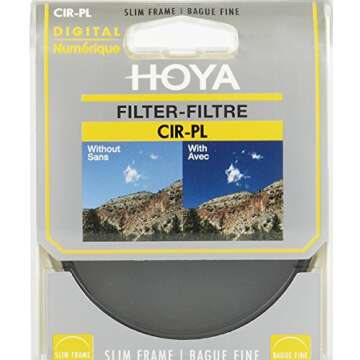 Hoya Slim Frame 43mm CPL Circular Polarizer Filter