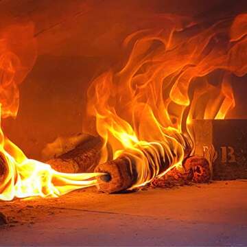 Jealous Devil Blox Hickory & Oak Compressed 100% Natural Professional Restaurant Grade Hardwood Firewood for Cooking and Grilling, 12 Logs