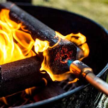 Jealous Devil Blox Hickory & Oak Compressed 100% Natural Professional Restaurant Grade Hardwood Firewood for Cooking and Grilling, 12 Logs