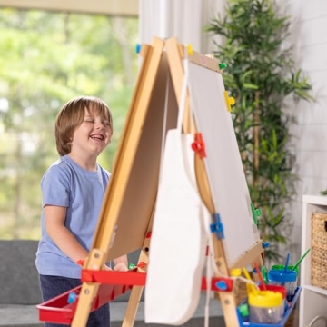 Melissa & Doug Deluxe Standing Art Easel with Adjustable Features