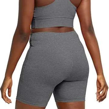 Hanes Women's Comfortable Stretch Jersey Bike Shorts