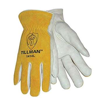 Tillman 1414L Unlined Cowhide Leather Drivers Gloves - 12 Pairs
