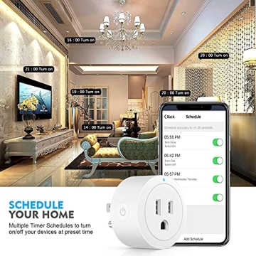 Smart Plug ESICOO for Alexa & Google Home - Easy Setup