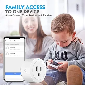 Smart Plug ESICOO for Alexa & Google Home - Easy Setup