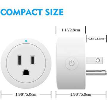 Smart Plug ESICOO for Alexa & Google Home - Easy Setup