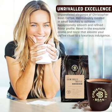 Decaf Creme Brulee Flavored Coffee - Gourmet 100% Arabica