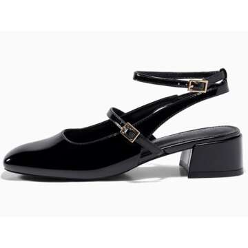 Chic Coutgo Chunky Low Heels for Elegant Occasions