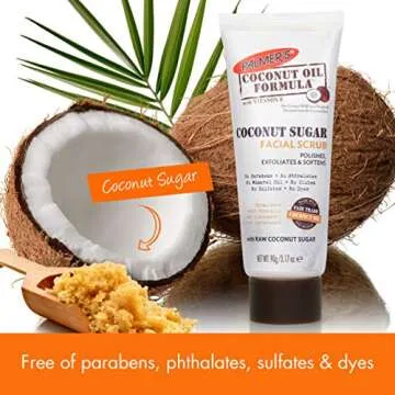 Palmer's Coconut Sugar Exfoliating Facial Scrub - Gentle Exfoliation