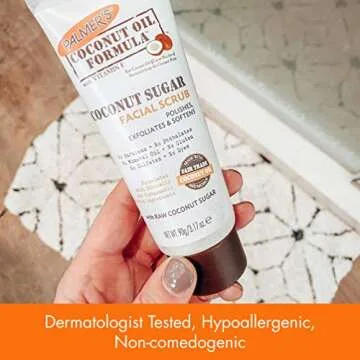 Palmer's Coconut Sugar Exfoliating Facial Scrub - Gentle Exfoliation