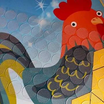 Vkey Transparent Sticky Back Thin Clear Dots with Adhesive Hook & Loop Coins Tapes (1.5cm/216pairs)