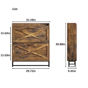 Stylish Maupvit Shoe Storage Cabinet for Organized Entryway