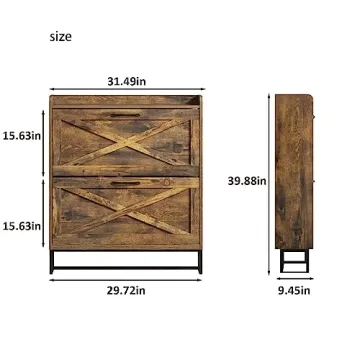 Stylish Maupvit Shoe Storage Cabinet for Organized Entryway