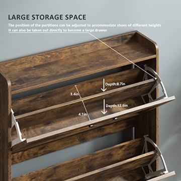 Stylish Maupvit Shoe Storage Cabinet for Organized Entryway
