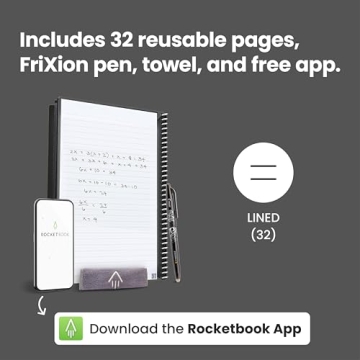 Rocketbook Core Reusable Notebook - Eco-Friendly Note-Taking Solution