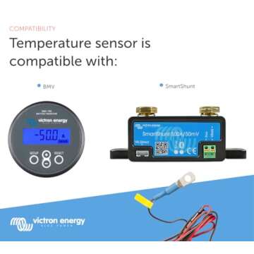 Victron Energy Temperature Sensor for Victron Energy BMV-702/712