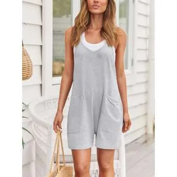 AUTOMET Rompers for Women Summer Jumpsuits Dressy Casual Outfits Shorts Overalls 2024 Fashion Stretchy Maternity Clothes Cute Jumpers