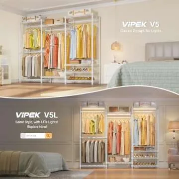 VIPEK V5 Portable Heavy Duty Closet Rack in Bronze