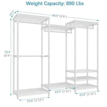 VIPEK V5 Portable Heavy Duty Closet Rack in Bronze