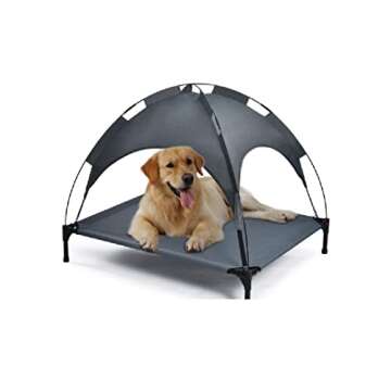 Go Gear Outdoor Dog Bed with Canopy for Pets
