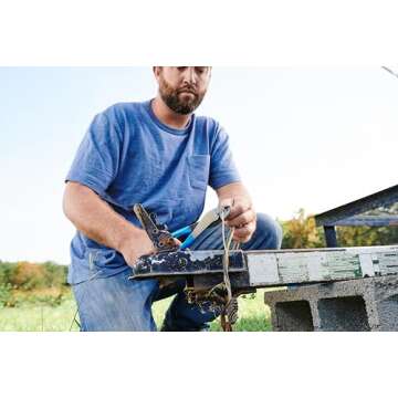 Channellock 909 9.5-Inch Wire Crimping Tool | Electrician's Terminal Crimp Pliers with Cutter are Designed for Insulated and Non-Insulated Connections