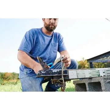 Channellock 909 9.5-Inch Wire Crimping Tool | Electrician's Terminal Crimp Pliers with Cutter are Designed for Insulated and Non-Insulated Connections