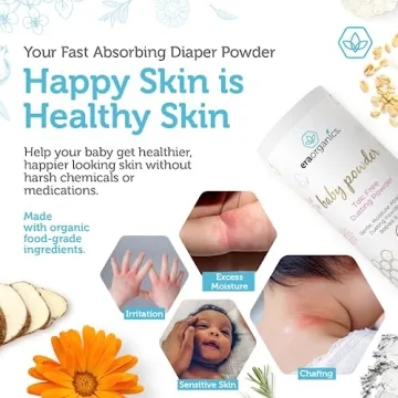 USDA Organic Baby Powder Talc-Free for Newborns