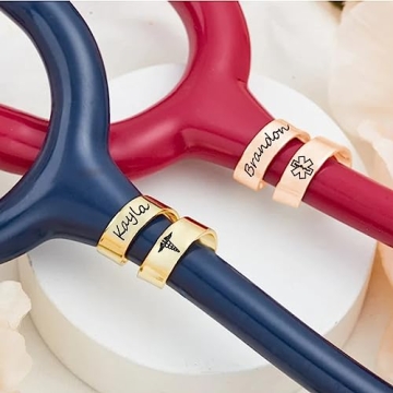 Personalized Stethoscope ID Charm for Healthcare Professionals