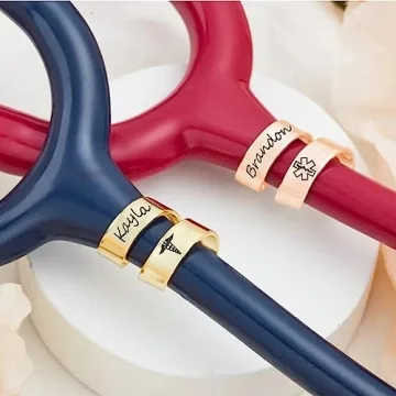 Personalized Stethoscope ID Charm for Healthcare Professionals