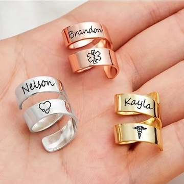 Personalized Stethoscope ID Charm for Healthcare Professionals