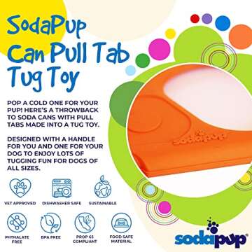 SodaPup Can Pull Tab Interactive Dog Tug Toy