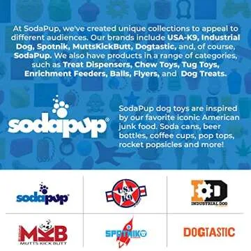 SodaPup Can Pull Tab Interactive Dog Tug Toy