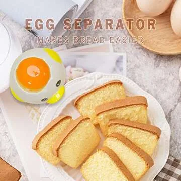 Cute Ceramic Egg Separator for Effortless Baking
