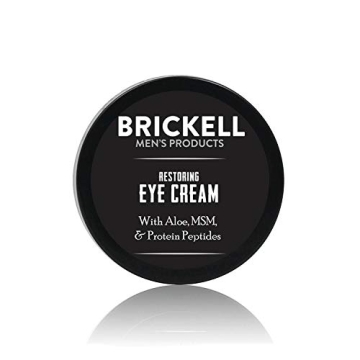 Brickell Men's Restoring Under Eye Cream for Men, Natural and Organic Anti Aging Eye Balm To Reduce ...