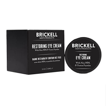 Brickell Men's Under Eye Cream Reduces Dark Circles and Puffiness