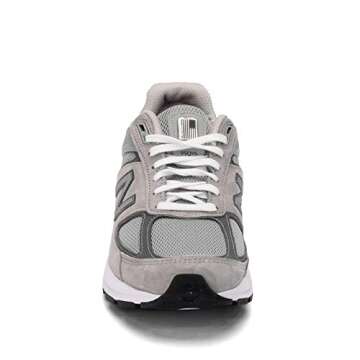 New Balance womens Made in Us 990 V5 Sneaker, Grey/Castlerock, 8.5 US