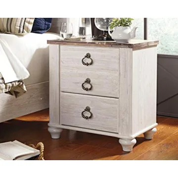 Signature Ashley Willowton Nightstand with USB Charging Ports