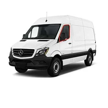 VanEssential Insulated Magnetic Blackout Front Door Window Covers (Pair) Designed for Mercedes-Benz NCV3 (Van Years 2007 to 2018) - Olive Gray