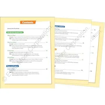 Evan-Moor Skill Sharpeners: Geography, Grade 2 Activity Book - Fun, Interactive Workbook for Young L...