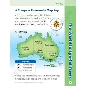 Evan-Moor Skill Sharpeners Geography Workbook for Kids