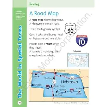 Evan-Moor Skill Sharpeners Geography Workbook for Kids